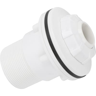 Buse de Massage pour Piscine Filetage Mâle 2,2 pouces Spa Source Chaude Raccords de Jet Accessoire white