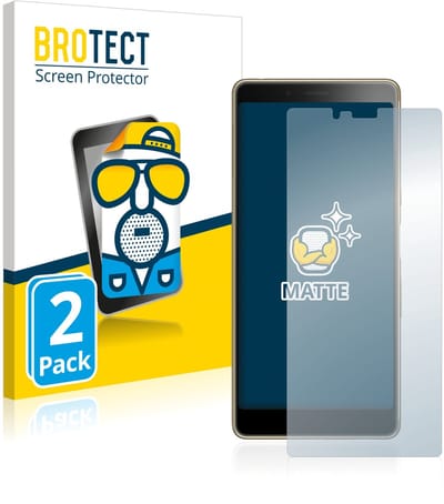 BROTECT - Screenprotector voor Sony Xperia L3 - Folie Beschermfolie matte 2 Stuks