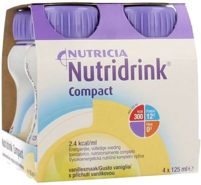 Nutridrink Compact Vanille - 4 x 125 ml