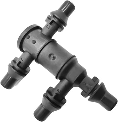 Verwarmingsregelklep - Waterslang Connector Afsluiter - Auto Verwarming Reparatie - Hittebestendig Materiaal - 10x10x10 mm - Niet gespecificeerd