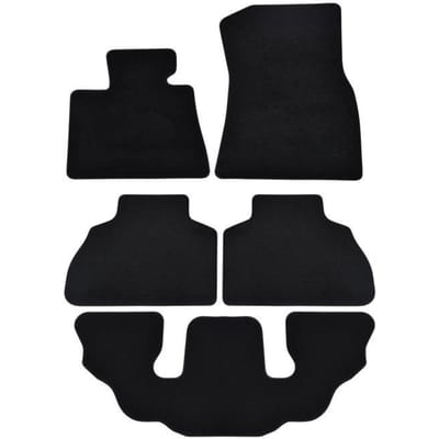 Tapis de sol - BMW - X7 - 6 pièces - Velours imperméable - Ajustement précis