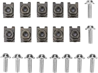 Dailygoods- Kuiplichaam 10 Stuks - Bevestigingsclips - Lichaamsbouten - Aluminium - Corrosiebestendig - Luxe Afwerking - Motorfiets Bouten