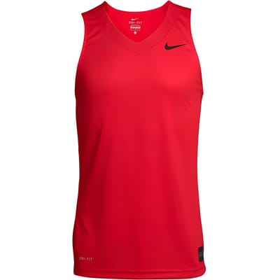 Nike Effen Kleur Sneldrogend Ademend Sport Tanktop Heren tops Rood 682996-657 M red