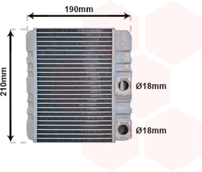 Van Wezel - KACHEL RADIATEUR VOOR BMW 3 E46 1997-2001 641118372783