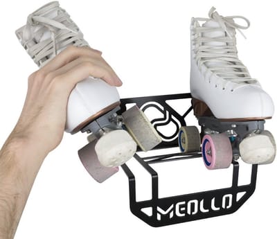 Inline skate houder - Skeeler ophangsysteem - Sportmateriaal opbergen - 100% staal constructie - 24 x 10 x 20 cm