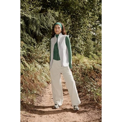 Dames DSGN Studio Sport Nylon Straight Leg Broek | Ice Grey | Maat: XS