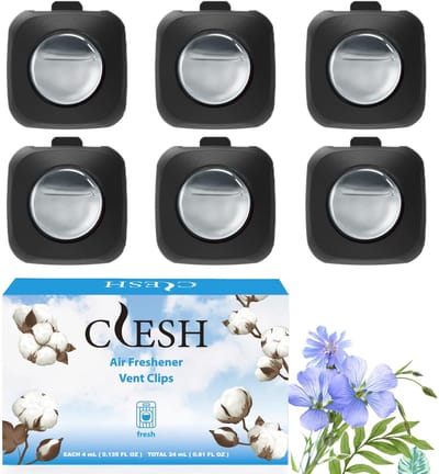 Ventilatieclips - Auto Clips - Luchtverfrisser - Eenvoudig te bevestigen - 15 x 9.3 x 3.4 cm