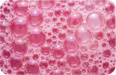 Badmat 60x40 cm - Antislip - Roze - Schuim - Bubbels - Badmatten voor badkamer - Badkamermat - Douchemat - Badkamer mat