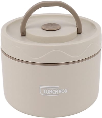 Dailygoods- Bento Box 550 ml - Roestvrijstalen Lunchbox - Isolerende Container - Lekvrije Thermische Voedselcontainer - Draagbaar - Stapelbaar