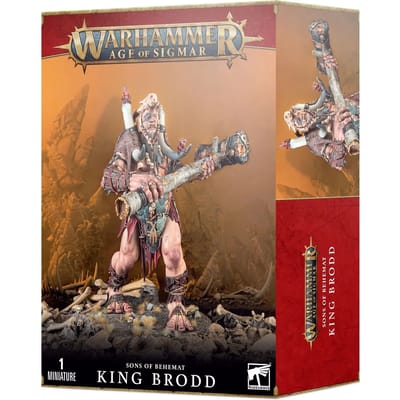 Beeldje Games Workshop Warhammer AoS - Sons Of Behemat Le Roi Brodd
