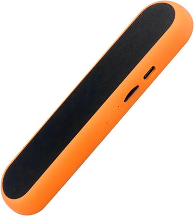 Kussenluidspreker Slapen - Mini Geluid - Betere Slaap - Botgeleiding Geluid - 130 Millimeter - Oranje
