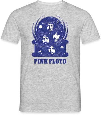 Pink Floyd Logo En Band T-Shirt Heren