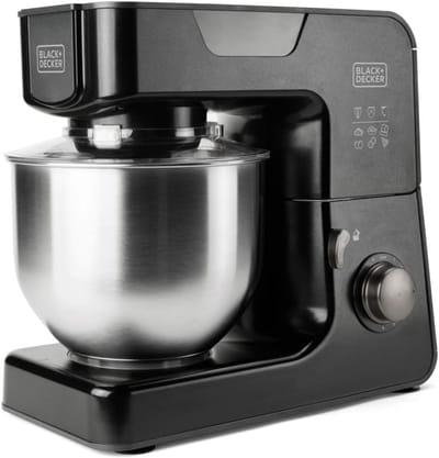 Krachtige Keukenmachine 1000W met RVS Kom 5,2L - 8 Snelheden & Turbo