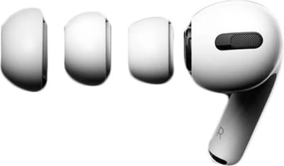 Foam ear tips - voor AirPods Pro - 3 sets: S, M, L - memory foam - eartips - schuim ear tips - grijs - OXILO