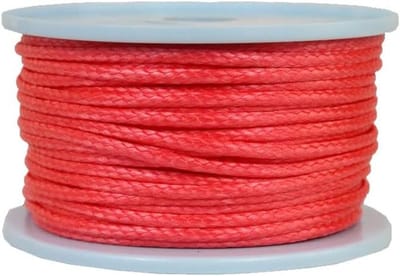 Gevlochten Touw - Lijn Koord - Veilig Vastzetten - Minimale Rek - 4mm 50 Meter - Rood