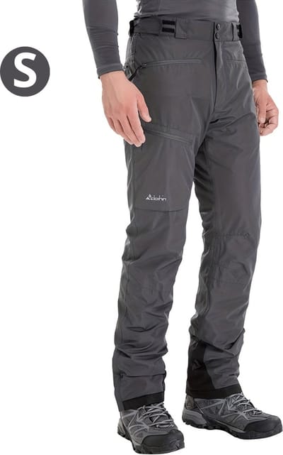 Nivard Skibroek - Skipak - Snowboard Broek - Winterbroek - Sneeuwbroek - Heren - Wintersport - Buiten - Grijs - Maat S