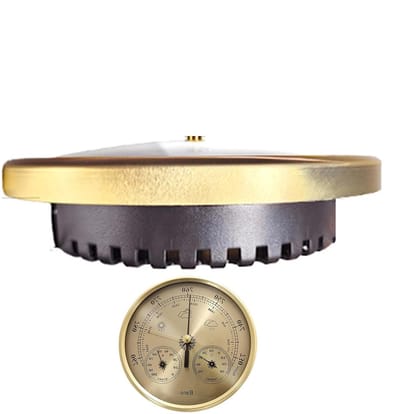 Analoge Weerstation - Luchtvochtigheid meter - Weer Bewaken - Roestbestendig Ontwerp - 13 cm Wijzerplaat - Meerkleurig