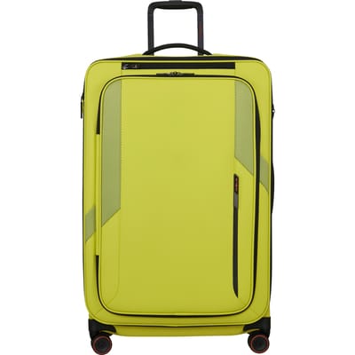 Samsonite Koffer - Glazed spinner 78/29 (4 wiel) lichtgewicht koffer - 48 x 78 x 32/35 cm - uitbreidbaar - Lime punch - 141 l