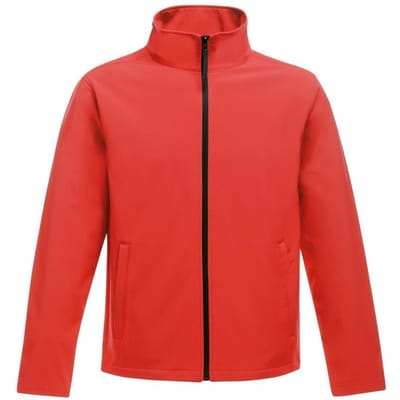 Regatta Opmerkelijk Heren Ablaze Afdrukbaar Soft Shell-jasje (Klassiek rood/zwart)