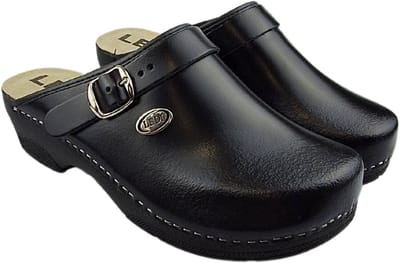 Werkklompen - Schoenklompen - Tuinklompen - Zorgklompen - PU klompen met kunststof zool - Unisex klompen - Ledi - Zwart - maat 36