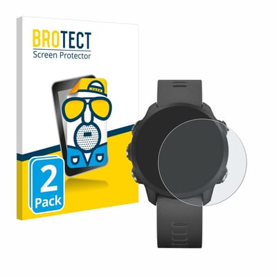 BROTECT - Screenprotector voor Garmin Forerunner 245 Music - Folie Beschermfolie matte 2 Stuks