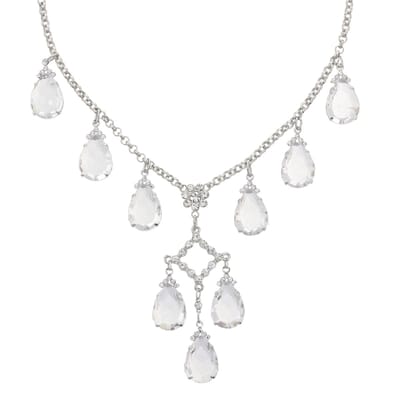 Behave - ketting met hangers - nikkelvrij - cadeau in geschenkzakje - 40 cm