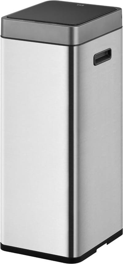 EKO - Mirage Slim Sensor Bin 30 liter - Stainless steel - mat RVS - Prullenbak