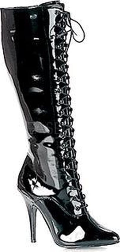 Pleaser - SEDUCE2020 Kniehoge laarzen - US 6 - 36 Shoes - Zwart