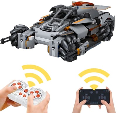 Mould King - 15052 Desert Storm RC Icons Racing Auto Bouwset | Speed champions modelbouw | Creator classic ideas set geschikt voor Lego | Technische speelgoed bouwpakketten voor expert volwassenen & kinderen | Bouwdoos met 555 bouwstenen