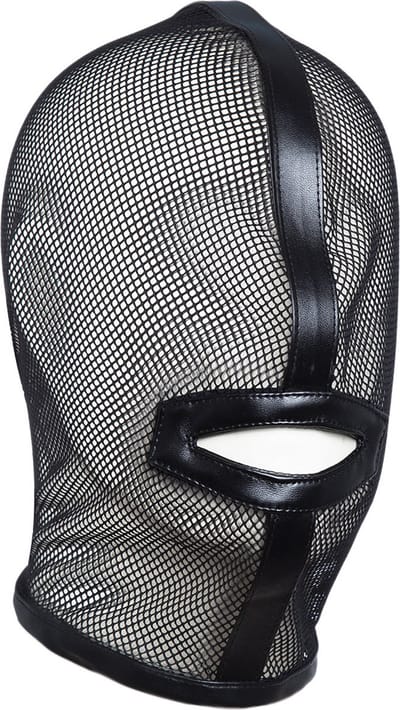 Banoch | zwart masker doorzichtig | Mask inconnu/3 | BDSM