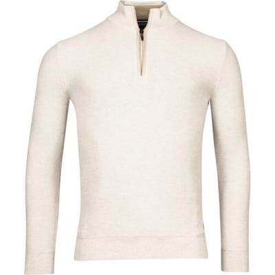 Baileys Trui Half Zip Structure Knit Kitt / male
