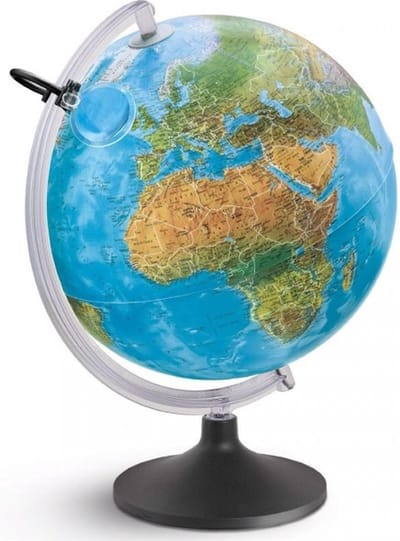 Tecnodidattica - Lumierissimo met vergrootglas - Kuntstof - Wereldbol - Ø30cm