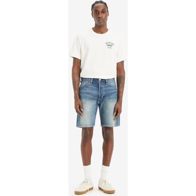 Levi's 501® Original Shorts Dark Indigo Größe: W28L9 | Kurze Sporthosen Outlet | Herren | Blau