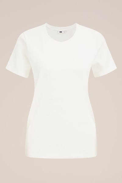 WE Fashion Dames T-shirt van katoen