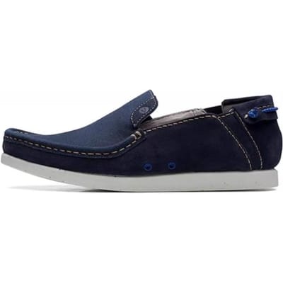Clarks Tissu Confortable Polyvalent Décontracté Homme Décontracté Bleu Marine 261718057 41 gray