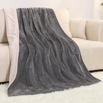 Elektrische Deken 180x130 cm - 10 Temperatuurniveaus - Automatische Uitschakeling - Grijs Beige