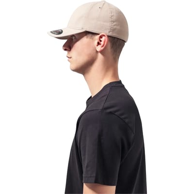 Urban Classics - Garment Washed Dad Flexfit pet - S/M - Beige