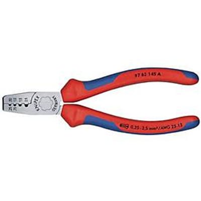 Knipex 97 62 145 A Krimptang Adereindhulzen 0.25 tot 2.5 mm²