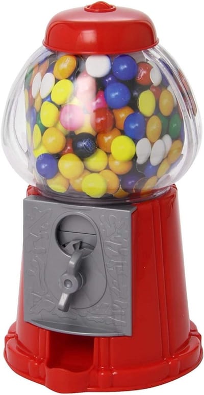 VIN® Kauwgomballen Automaat - Snoepmachine - Vendingmachine – Gumball Machine – Snoepautomaat - Candy Grabber – Kauwgomautomaat – Snoepdispenser – Rood - Retro