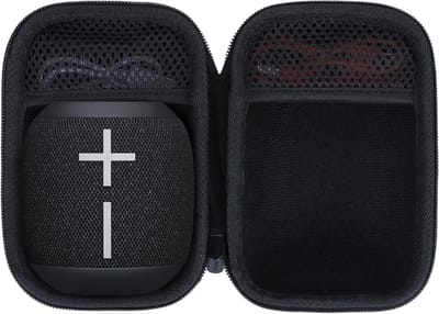 Opbergcase voor Ultimate Ears WONDERBOOM 4 3 2 - Bescherming, Waterdicht en Draagbaar voor Bluetooth Speakers (Zwart)
