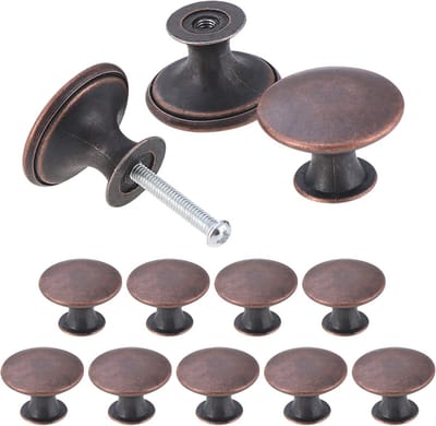 24 Stuks Vintage Kastknoppen - Antieke Meubeldeurknoppen voor Kasten en Laden