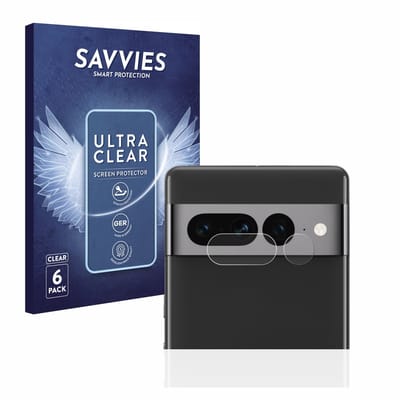 Savvies - Screenprotector voor Google Pixel 7 Pro (ALLEEN Camera Lens) - Folie Beschermfolie transparant 6 Stuks