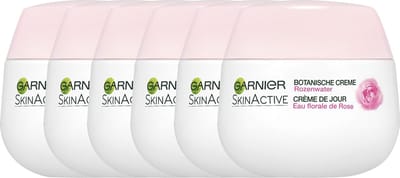 Garnier SkinActive BotanischGarnier SkinActive Botanische dagcrème met Rozenwater - Droge en Gevoelige Huid - 6 x 50ml - Voordeelverpakking