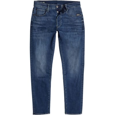 G-STAR 3301 Slim Heren Jeans - medium aged