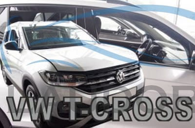 vw volkswagen T Cross T-cross donkere zijwindschermen set 4-delig tbv 5-deurs model 2019 pasvorm merk Team Heko
