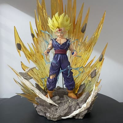 38CM Anime Dragon Ball Figuur Son Gohan Super Saiyan Son Gohan Figuur Model Standbeeld Poppen Set Decoratie Speelgoed Cadeau multi