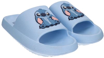 Disney Stitch Badslippers Lichtblauw - Comfortabele Zwembad Slippers voor Jongens en Meisjes
