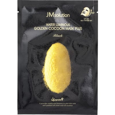 JM Solution, Masque de Beauté Water Luminous Golden Cocoon Plus, Noir, 1 Feuille, 45g black