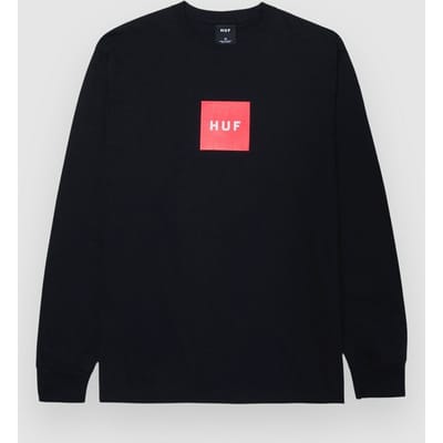 HUF Essentials Box Logo Longsleeve zwart