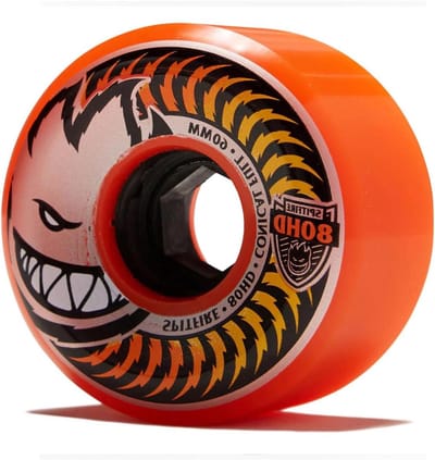 Skateboard Wielen - Onderdelen Set - Street Cruising - Snel Zacht Responsief - 60mm 80HD - Oranje